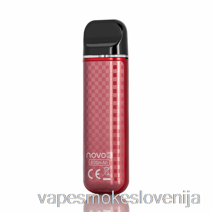 Vape Slovenija Smok Novo 3 25w Pod Sistem Rdeča Ogljikova Vlakna